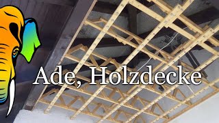 Ade Holzdecke  Unterkonstruktion einer Holzpaneldecke [upl. by Myrtice893]