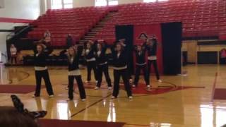 AshGrove High School Cheerleaders dance to quotThe Purgequot [upl. by Rennane]