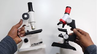 Education Microscope Unboxing amp Testing – Compound Microscope – Chatpat toy tv [upl. by Aicilyhp]