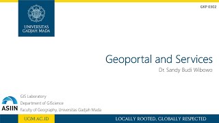 Geoportal and Services [upl. by Eentruok924]