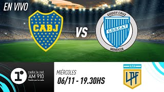 BOCA VS GODOY CRUZ  LIGA PROFESIONAL  RADIO LA RED [upl. by Heyde]