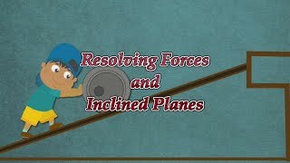 Mechanics  Resolving Forces Inclined Planes [upl. by Turne]