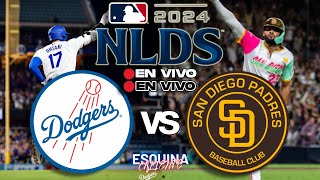 🔴 EN VIVO LOS ANGELES DODGERS vs SAN DIEGO PADRES  NATIONAL LEAGUE DIVISION SERIES 2024  MLB LIVE [upl. by Asteria]