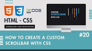 How To Style Scrollbars with CSS In 3 Simple Step  CSS Scrollbars [upl. by Pirozzo72]