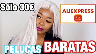 PELUCAS DE ALIEXPRESS  COMPRO PELUCA BARATA EN ALIEXPRESS  PELUCAS SINTÉTICAS  RIHANEL [upl. by Akinit]