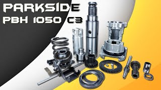 PARKSIDE PBH 1050 C3  GEARBOX MAINTENANCE [upl. by Eade]