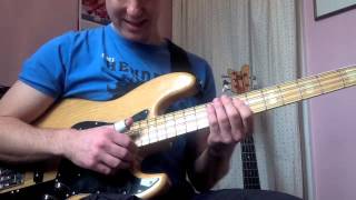 How to play slap bass  Mark King  Larry Graham  Almost there Level 42 [upl. by Harve]