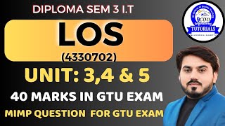 LINUX OPERATING SYSTEM LOS MIMP QUESTIONS FOR GTU EXAM  UNIT 34 AND 5  DIPLOMA SEM 3 IT MIMP [upl. by Esyahc]