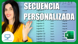 Cómo hacer un CONSECUTIVO con NÚMEROS y LETRAS en Excel ✅ [upl. by Htederem309]