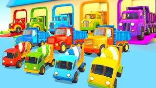 Helper Cars at the car wash Dirty cars and trucks need help Full episodes of car cartoons for kids [upl. by Baer]