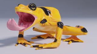 Panamanian Golden Frog [upl. by Laro]