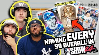 Can we name EVERY 99 overall in MLB The Show Sporcle edition [upl. by Skippie931]