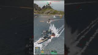 Warships🏴‍☠️  Italian Battleship gets rammed by destroyer worldofwarships wows cqc [upl. by Brownson751]