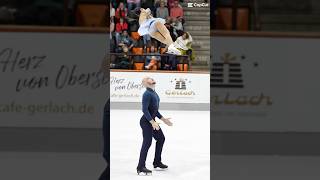 Nebelhorn Trophy Recap figureskating lift iceskating olympicsport oktoberfest [upl. by Enilehcim]