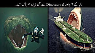 7 Most Scariest Animals Ever Exist  دنیا کے سب سے خطرناک ترین جانور  Haider Tv [upl. by Mikol515]