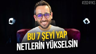 Bu 7 Şeyi Yap Netlerin Yükselsin 🤙 [upl. by Onihc]