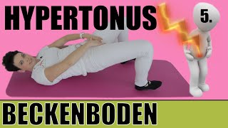 5 Massage Beckenboden  Hypertonus Verspannungen im Beckenboden Schmerzen im Unterleib Maike Droste [upl. by Gretal]