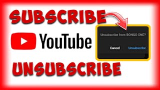 How to Subscribe and Unsubscribe to a YouTube Channel [upl. by Slavin357]