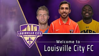 Louisville City FC announces first 3 signings [upl. by Mccowyn]