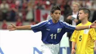 Brazil  Italy  Highlights  Danone Nations Cup 2012 [upl. by Sorci]