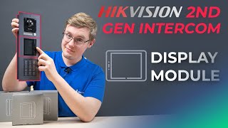 DSKDDIS Display Module Features amp Setup in Hikvision 2nd Gen Modular Intercom System [upl. by Yvehc810]