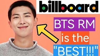 BTS RM quotRECOGNIZEDquot by BILLBOARD [upl. by Bivins]