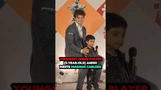 Magnus Carlsen Meets YOUNGEST CHESS PLAYER OF ALL TIME [upl. by Oeram848]