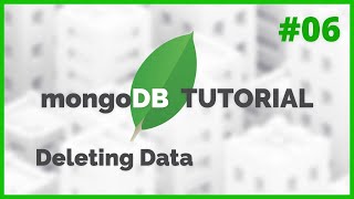 MongoDB in NodeJS  Deleting Data 2020 Episode 6 [upl. by Yedoc]