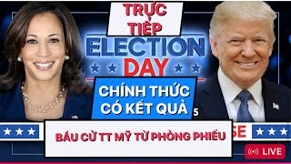 TRỰC TIẾP  CHÍNH THỨC CÓ KẾT QUẢ BẦU CỬ TT MỸ TỪ PHÒNG PHIẾU… [upl. by Aeiram]