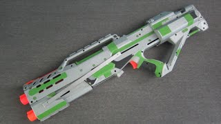 MOD Nerf Longshot Stampede Integration Shotgun Priming Grip [upl. by Ydnac]