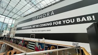 Sephora opening day in bullring Birmingham [upl. by Enialahs]