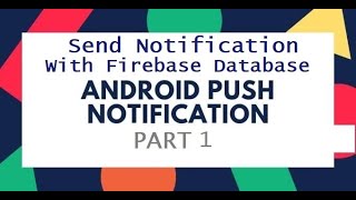 Firebase Push NotificationFCM  Push Notification Tutorial Using Firestore Cloud Function 2021 [upl. by Nelo]