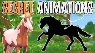 SECRET HORSE GAITS amp ANIMATIONS YOU DIDNT KNOW ABOUT SNEEZE BUCK POSING MULTIPLE HORSE GAITS [upl. by Blen]