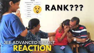 MY JEE ADVANCED RESULT REACTION  PARENTS REACTION  BHAKTI PARASRAMKA [upl. by Laurella350]