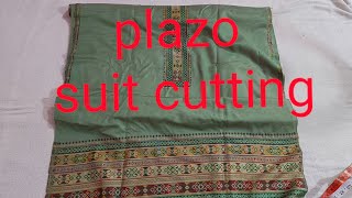 Woolen plazo cutting suit cutting💥👍 pantcutting viral stitchingwithmesangita [upl. by Lahsiv]