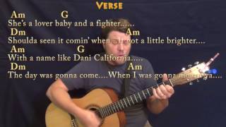 Dani California RHCP Guitar Cover Lesson with ChordsLyrics  Munson [upl. by Cami]