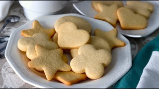 Galletas de MANTEQUILLA 🌟 Muy Fáciles [upl. by Esyla]