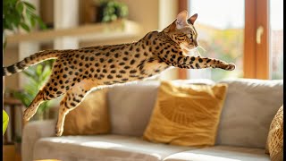 The Ultimate Pet Discover the Savannah Cat the Miniature Cheetah You Can Own [upl. by Inaej]