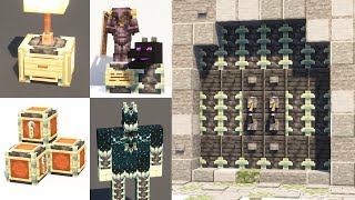 Minecraft 119 Reinforced Deepslate build ideas  Wall designs and Floor patterns [upl. by Ainotna]