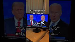 Surprise from the Debate shorts finance Trump biden [upl. by Nibot661]