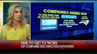 Cheryl Casone on Five Companies Hiring Now [upl. by Seidule161]