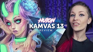 Huion Kamvas 13  Unboxing  Review  Speed Painting [upl. by Nohsav178]