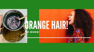 NO MORE ORANGE HAIR Plant based Henna and Indigo Hair Dye for Brown Tones and Grey Coverage [upl. by Adnolor]