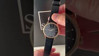 Rolex Cellini Time 18K Everose Gold Black Dial Diamond Mens Watch 50605 Review  SwissWatchExpo [upl. by Anitan306]