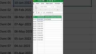 Due date calculation  Advance Excel Formula  MyExcelGeeks [upl. by Regdor262]