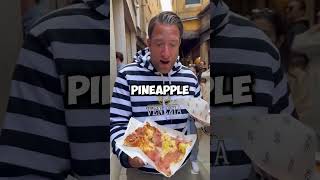 DAVE PORTNOY HAD A FIGHT OVER ORDERING A PINEAPPLE PIZZA😱 food funny daveportnoy pizza content [upl. by Carlee]