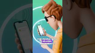 Smartphone Features for Severe and Profound Hearing Loss shorts deafawareness accessibility [upl. by Attenol]