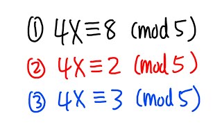 Solving congruences 3 introductory examples [upl. by Haissem]