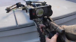 Crossbow Iscope Attachment For Recording Hunts  Demonstration and Review [upl. by Ahsinit200]