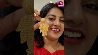 Latest Gold Jhumka Collections ✨ Trending Gold Jhumka shorts jewellery karthikhachannel [upl. by Nalrah507]